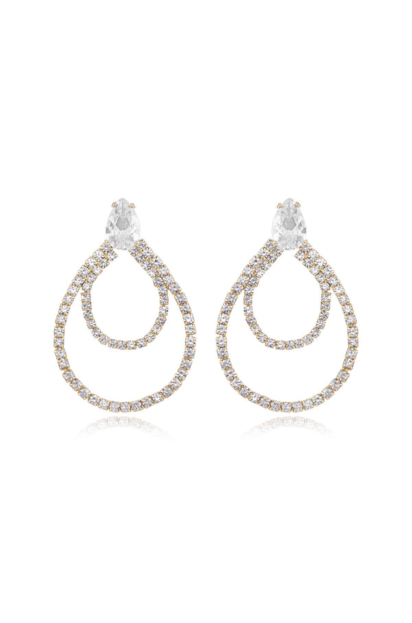 Crystal Serenity Dangle Earrings