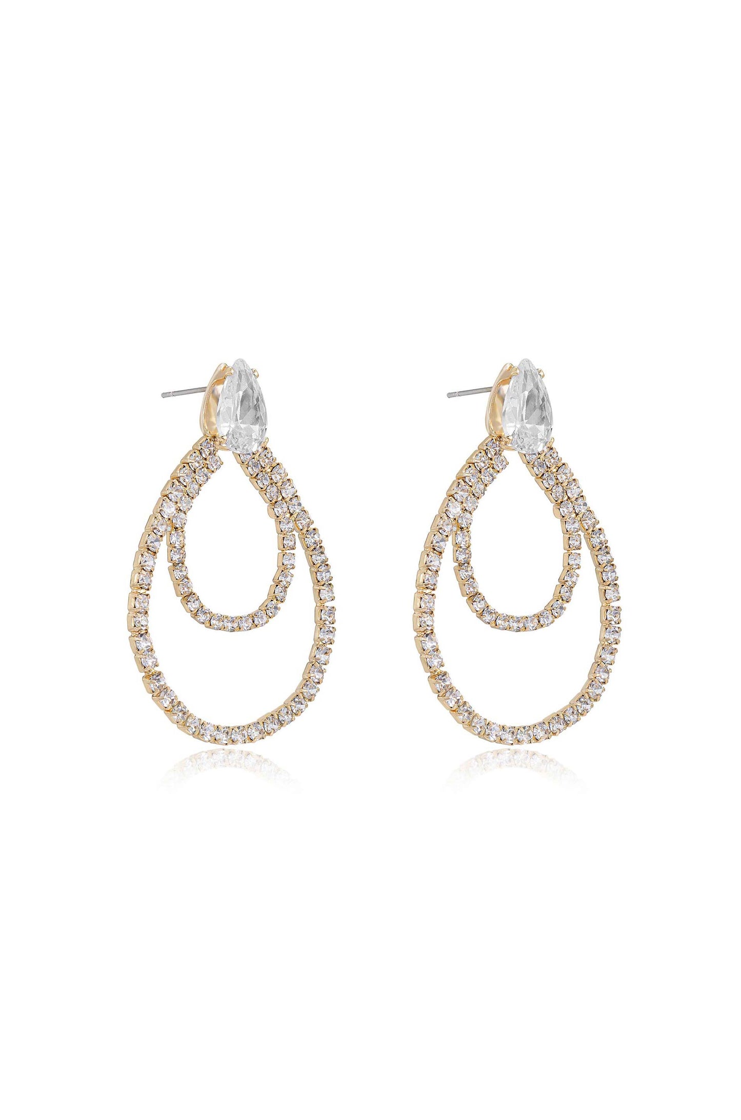 Crystal Serenity Dangle Earrings side