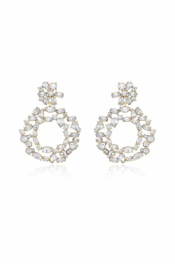 Crystal Bouquet Earrings