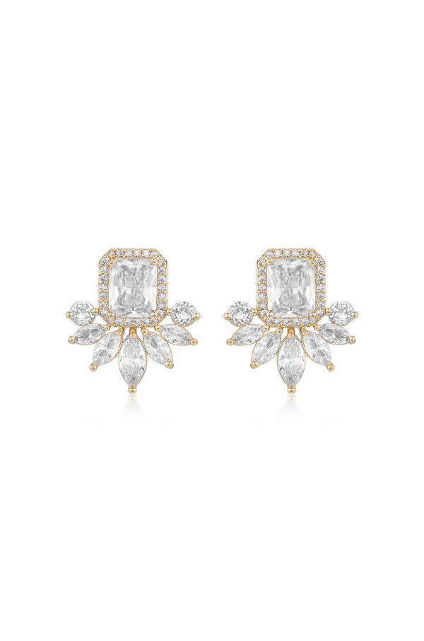 Shine Crystal Stud Earrings