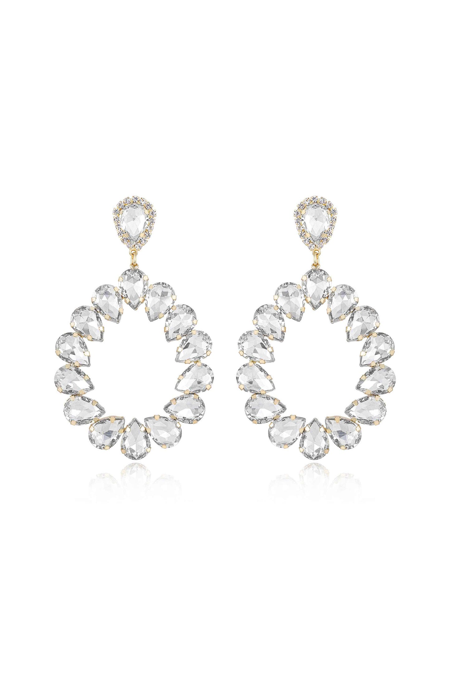 Ring It In Crystal Earrings