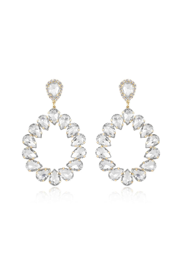 Ring It In Crystal Earrings