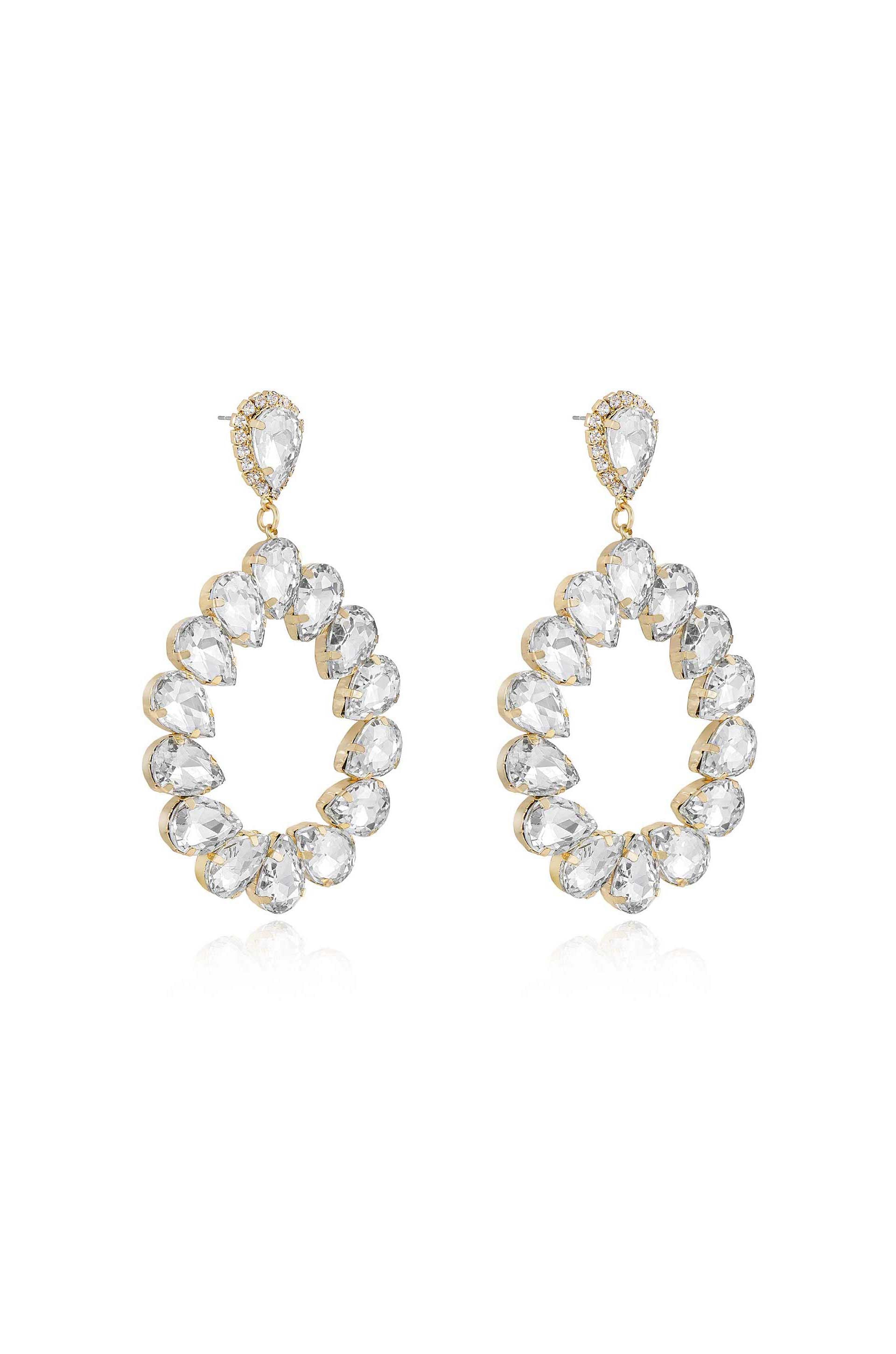 Ring It In Crystal Earrings side