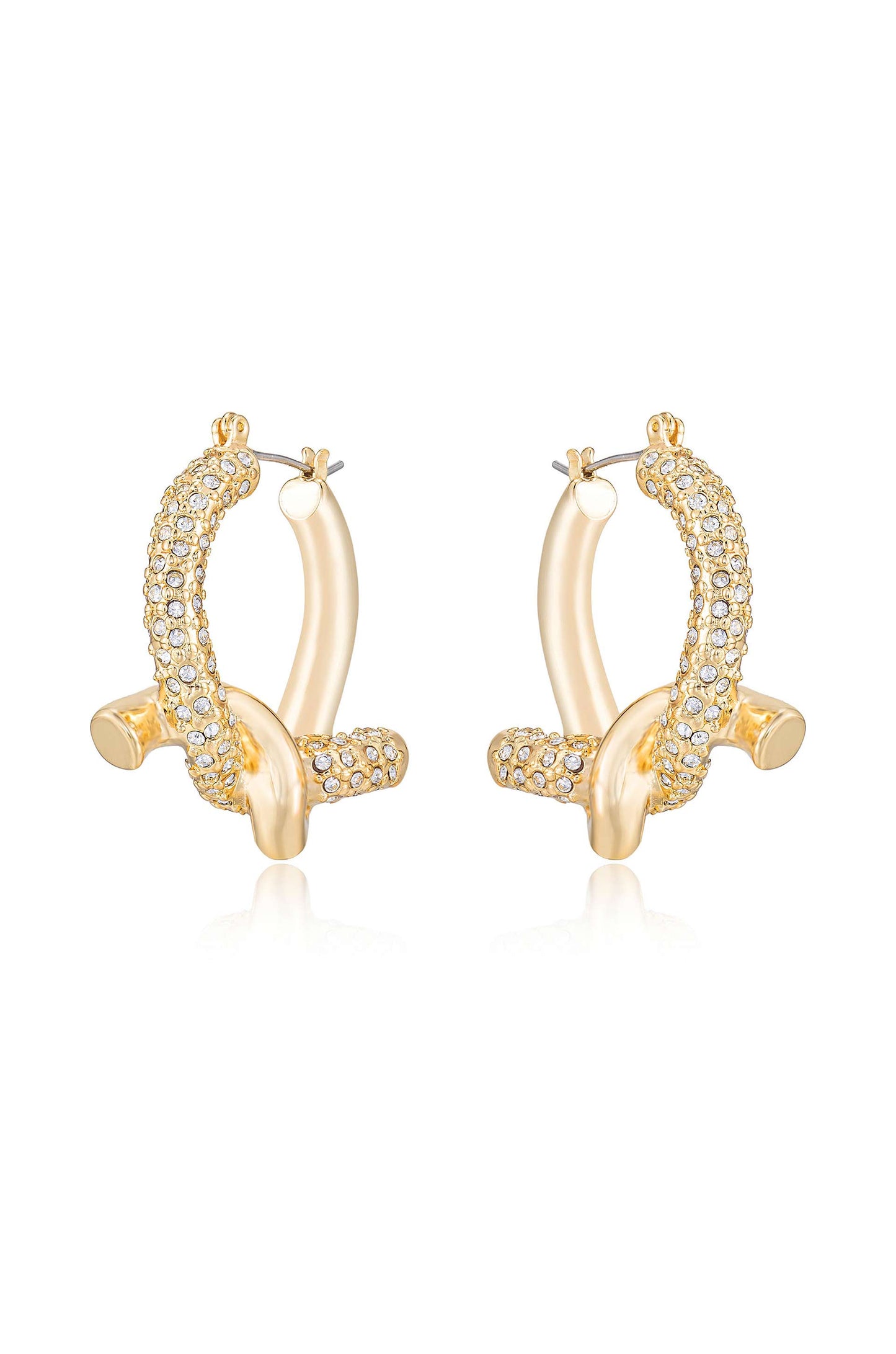 Tie the Knot Hoops