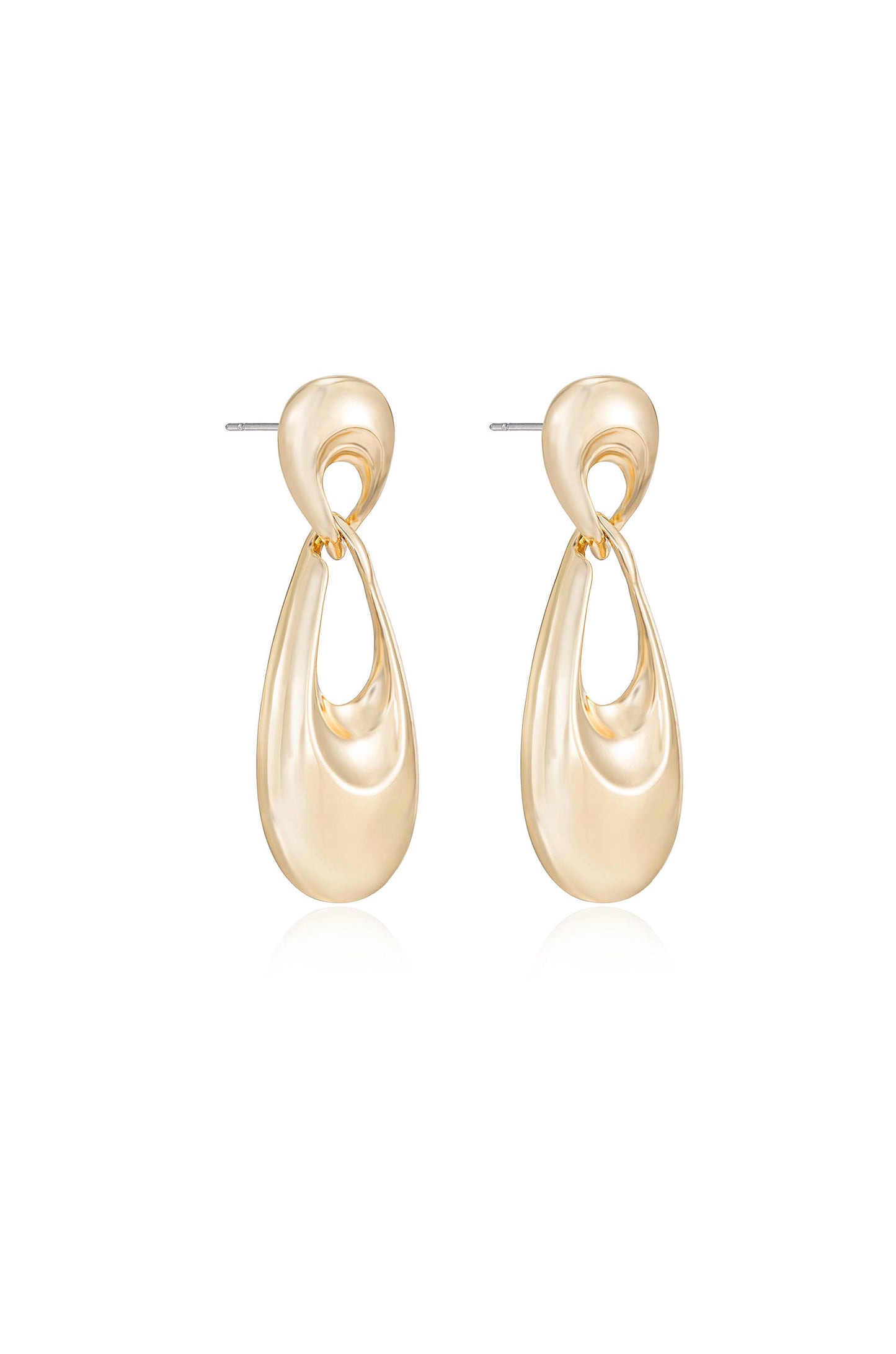 Infinity Earrings side