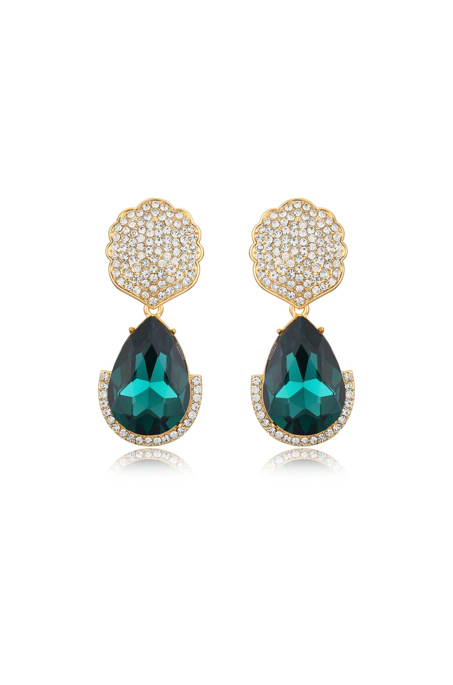 Tea Garden Teardrop Earrings