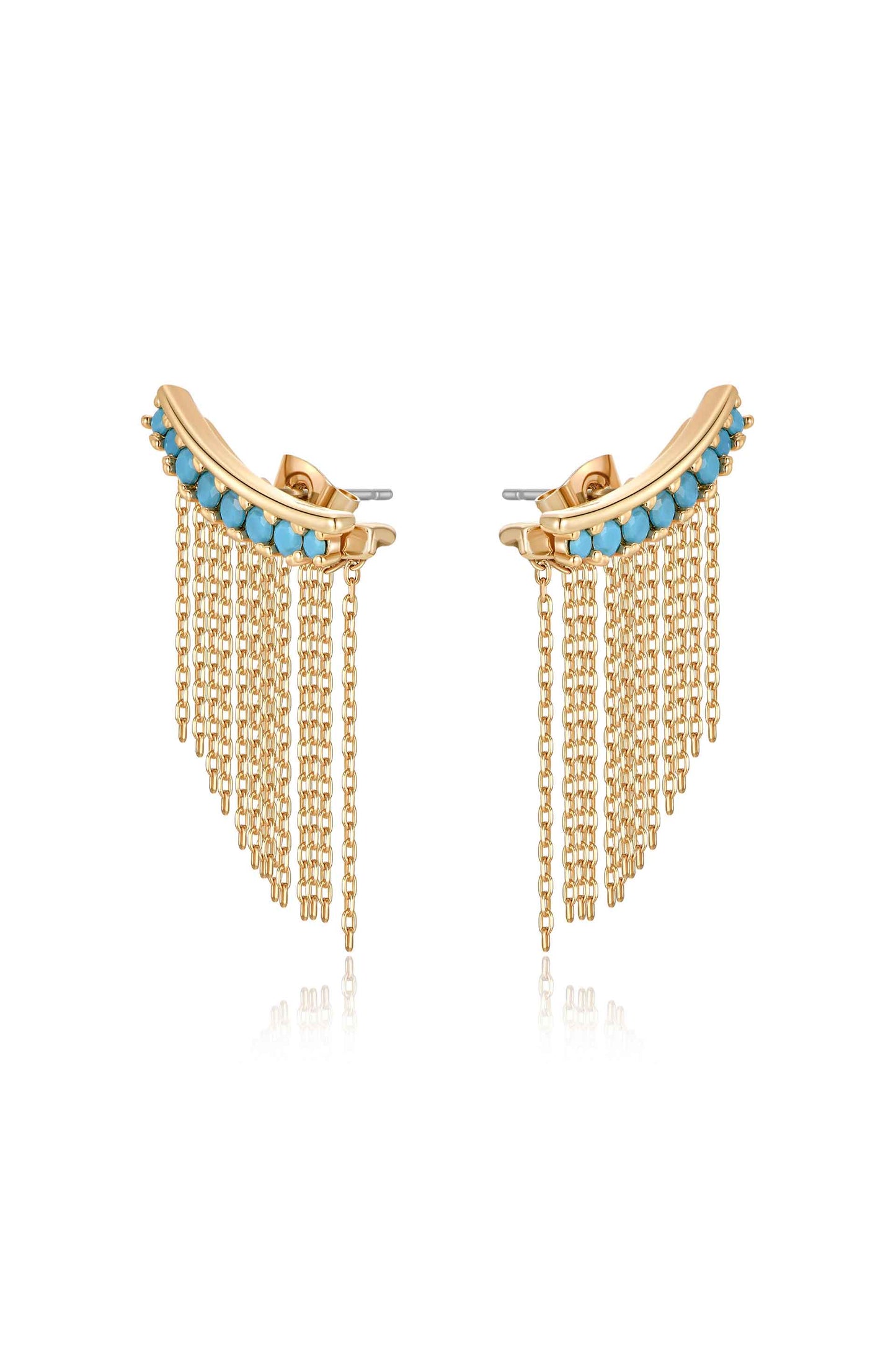 Turquoise Crystal Ear Crawler side