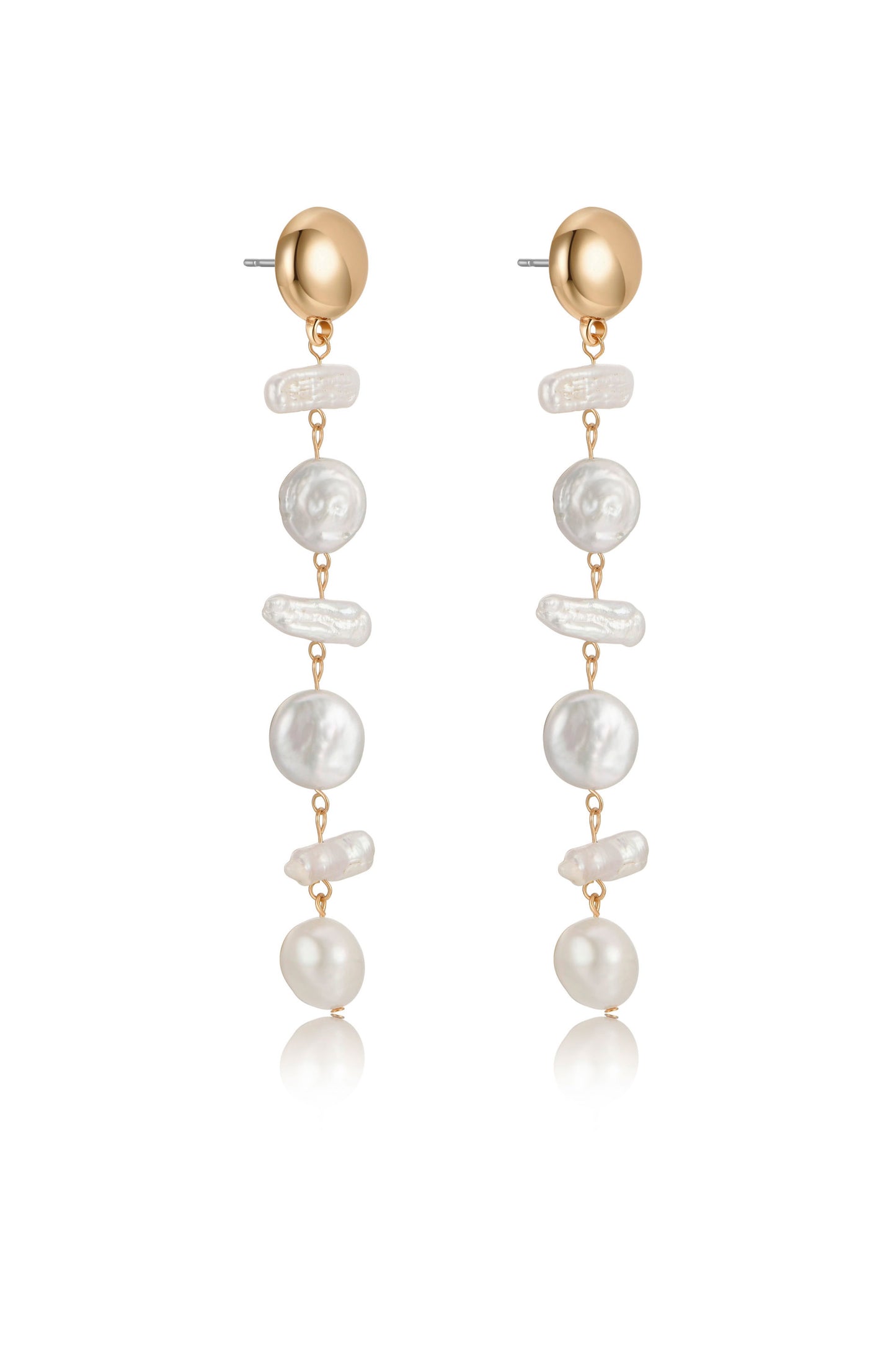Ocean Secrets Freshwater Pearl Dangle Earrings side