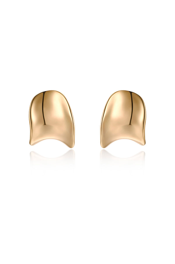 Curved Stud Earrings
