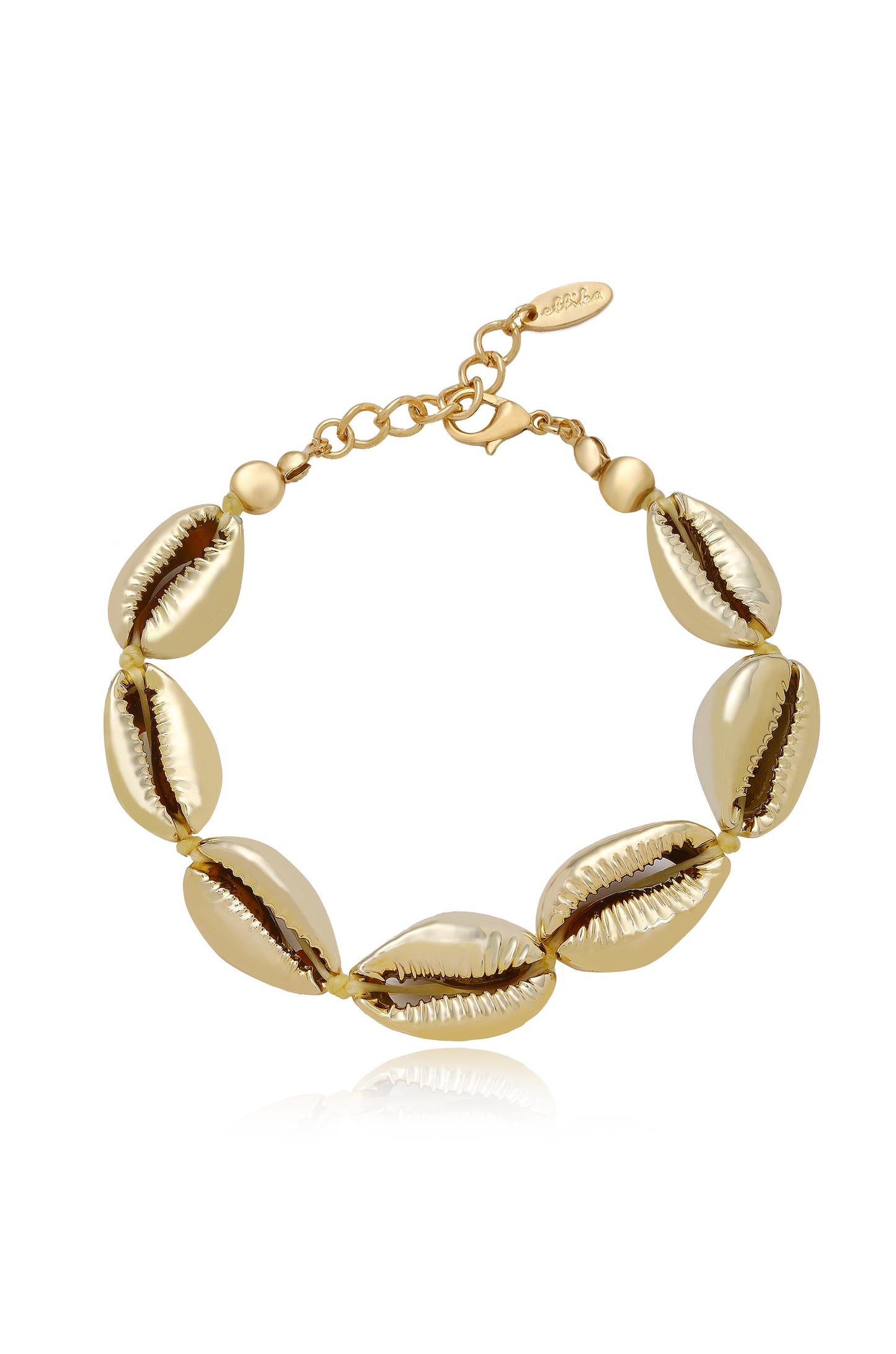 Seven Seas 18k Gold Plated Shell Bracelet