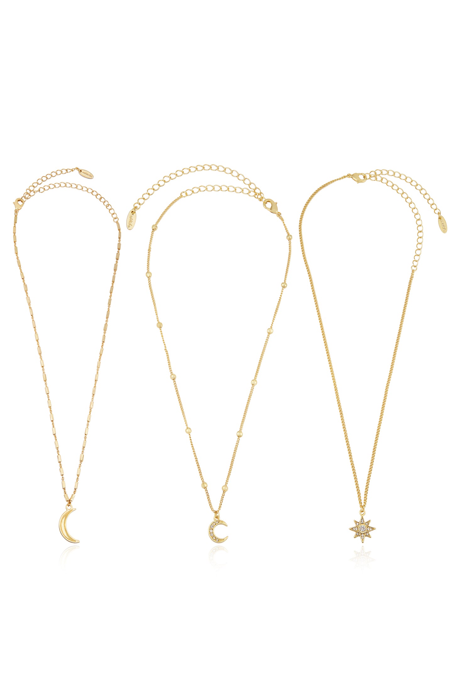 Night Sky Necklace Set 18k Gold Plated 2