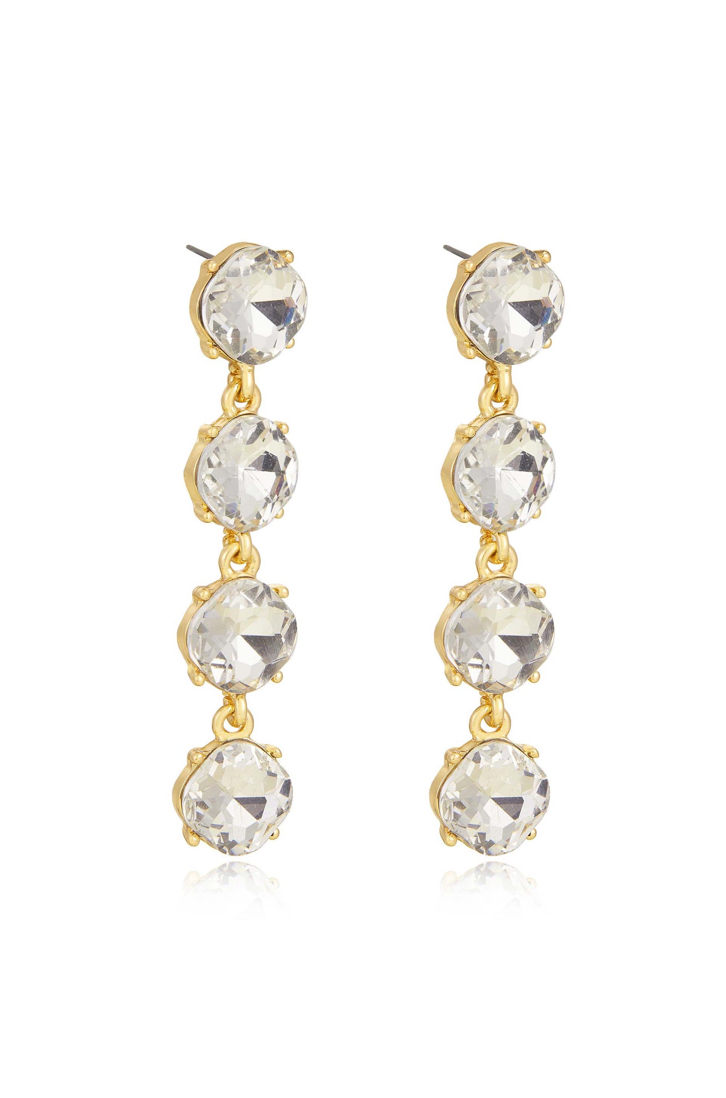 Four the Money Earrings side
