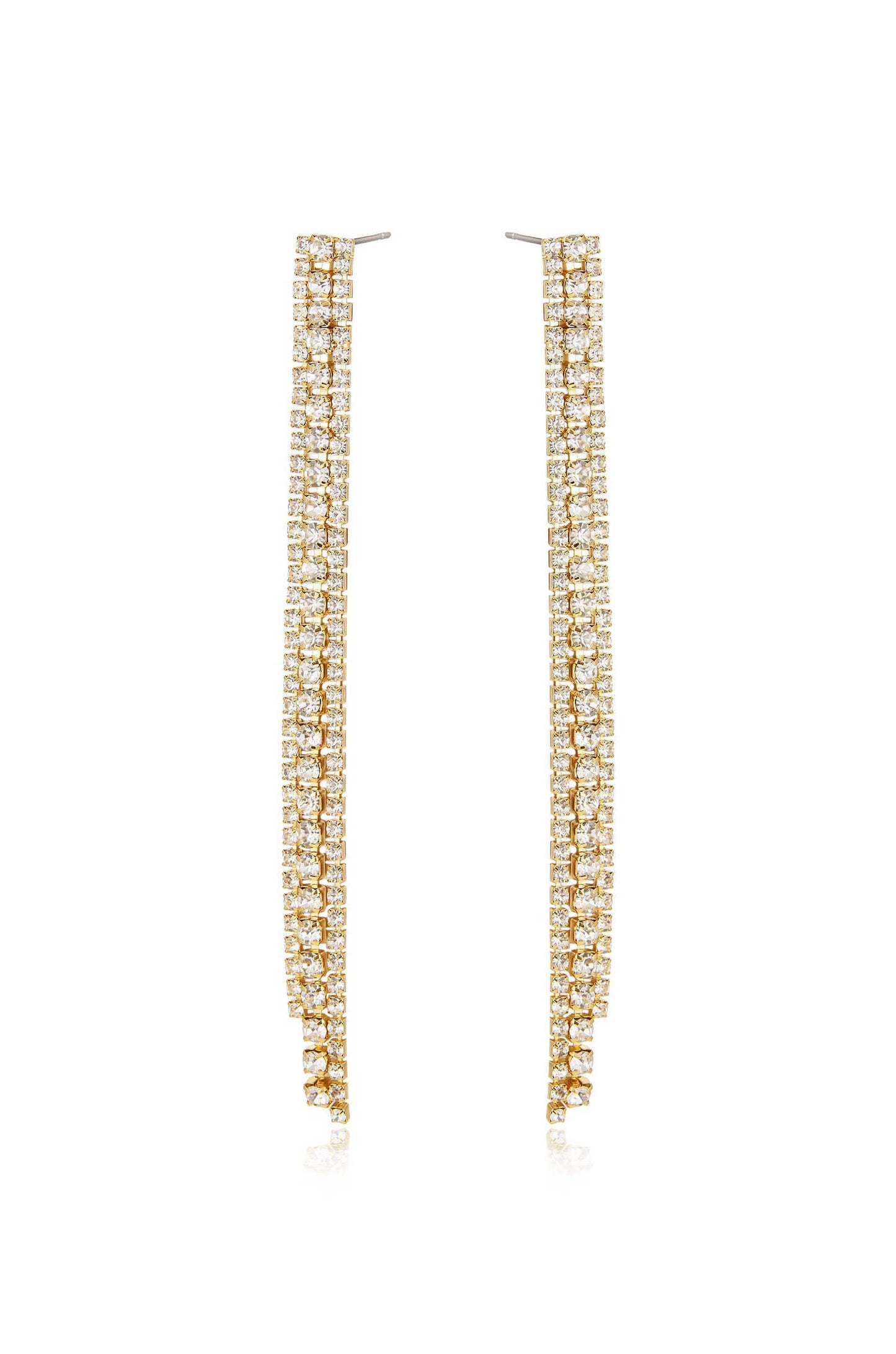 Your Moment Crystal Dangle Earrings side
