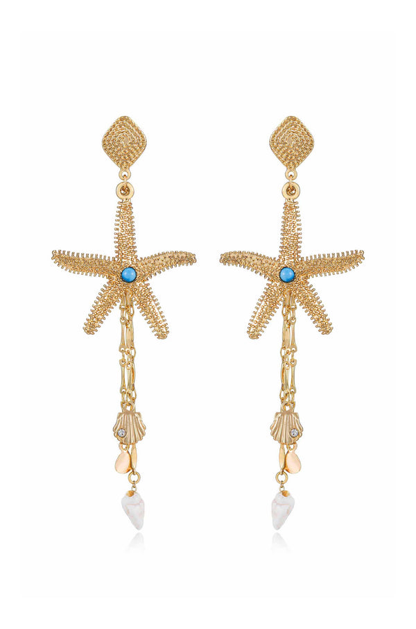 Starfish Seeker Drop Earrings