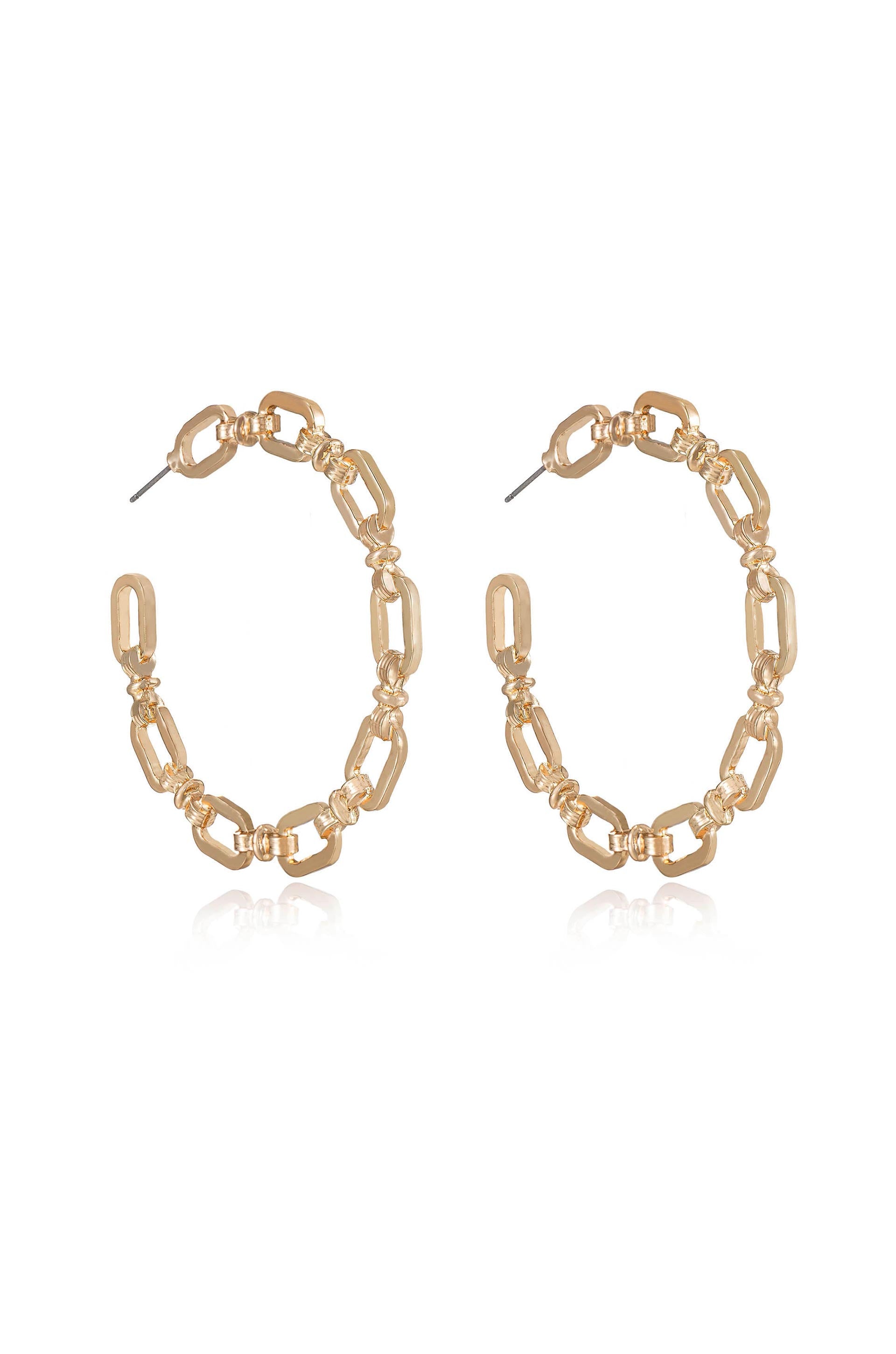 Geometry Hoop Earrings side
