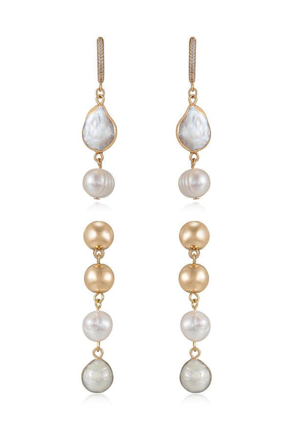 Duchess Pearl and Dangle Earrings