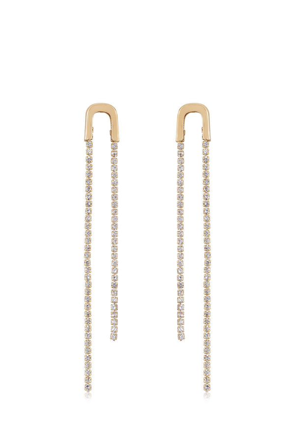 Double Chain Drop Earrings