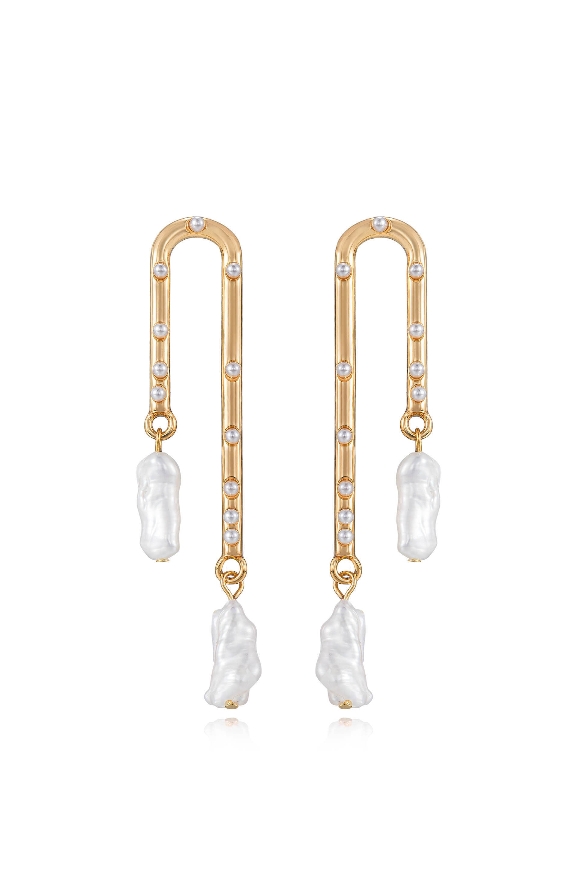 Dripping Pearl Delicate Drop Earrings