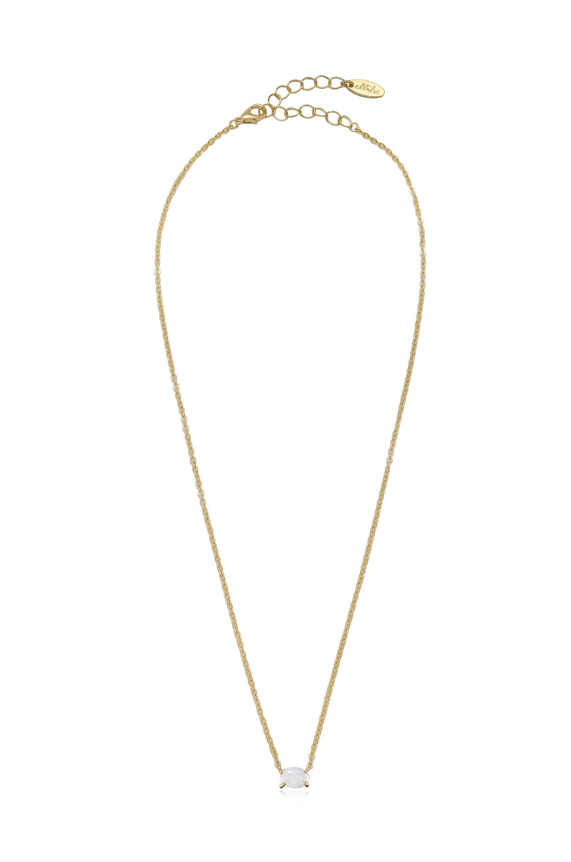 Keepsake Kyocera Opal Necklace in opal full