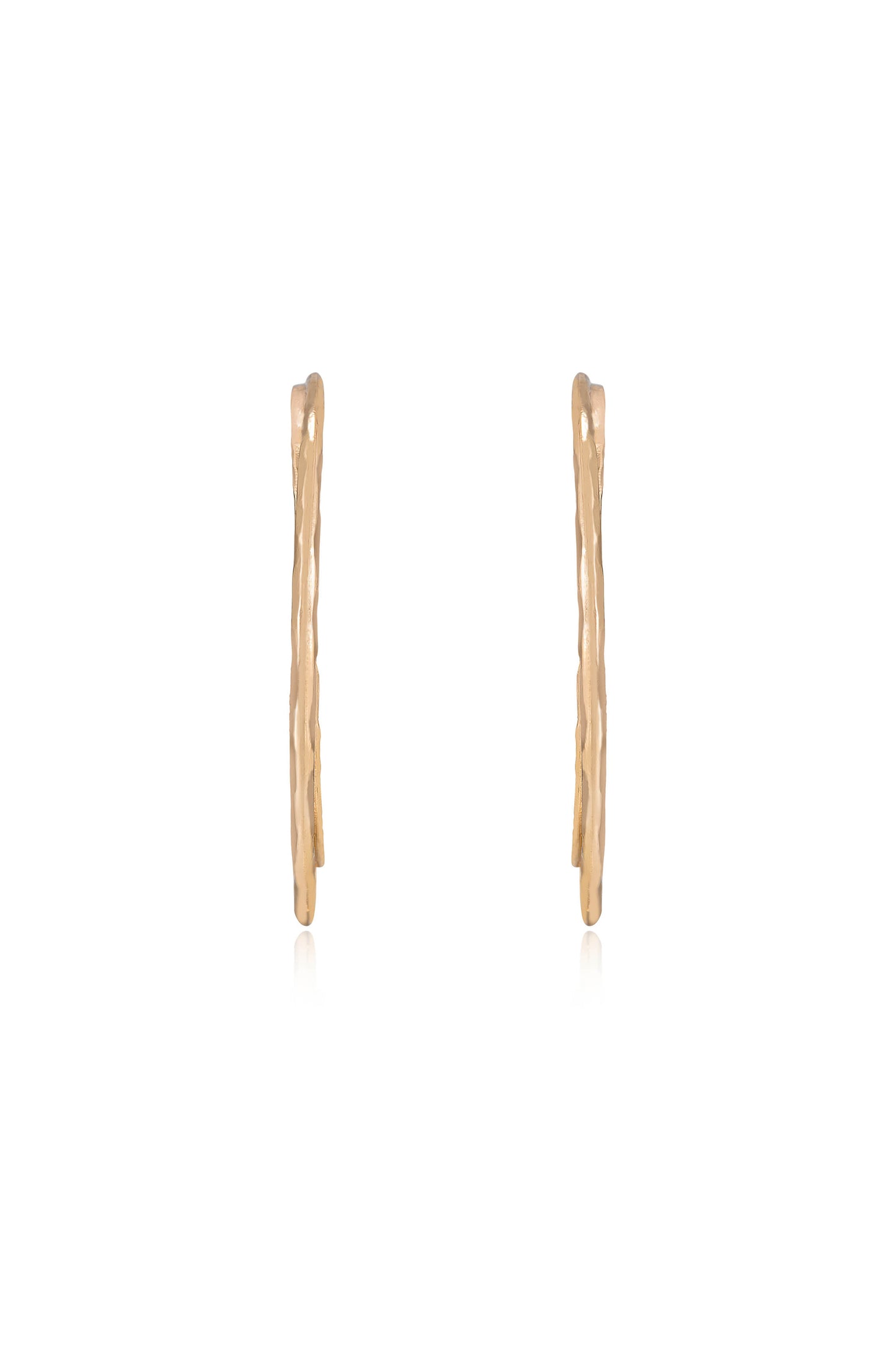 Handworked Hoop Earrings front