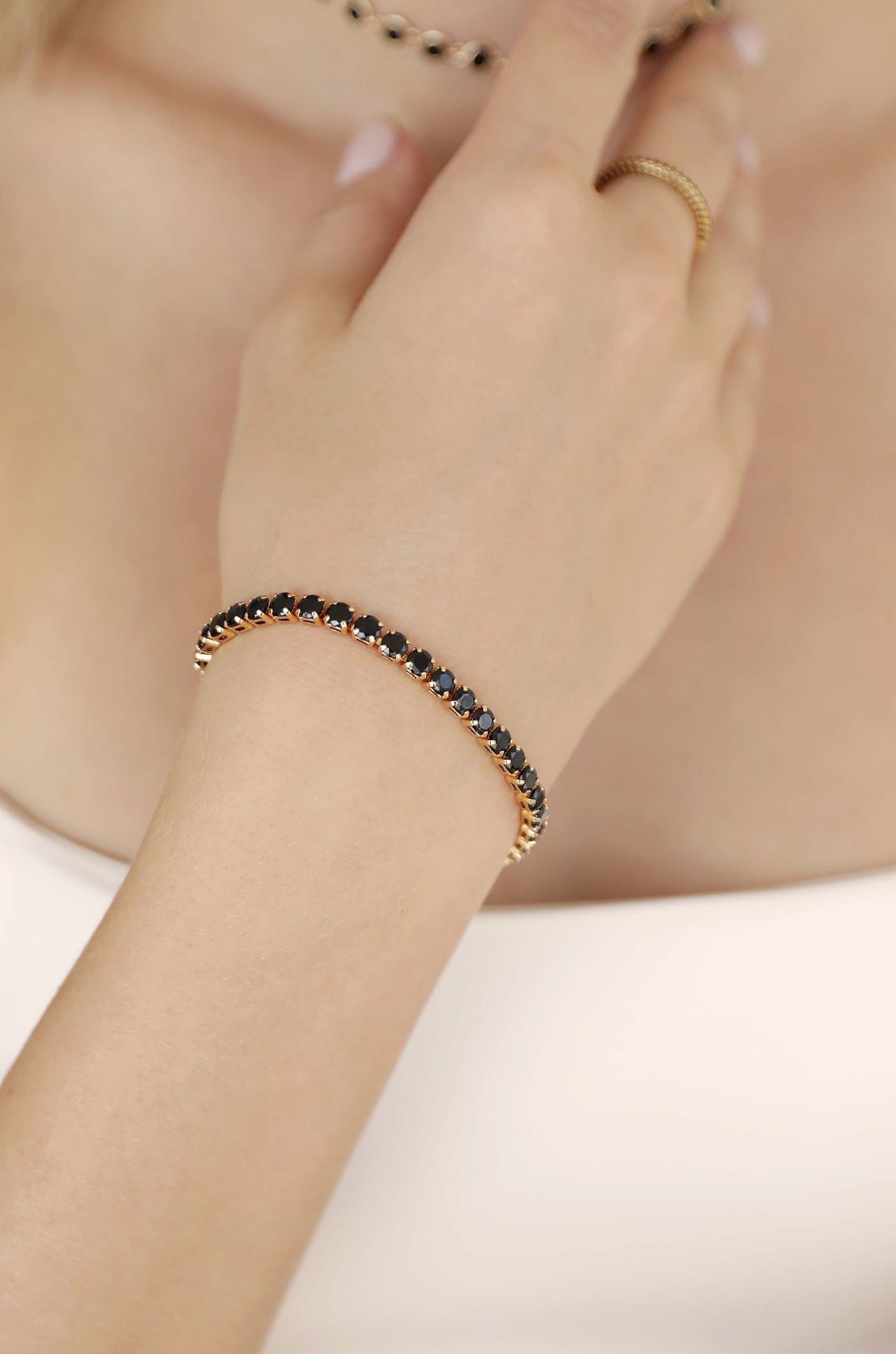 Giselle Sparkle Crystal 18k Gold Plated Bracelet
