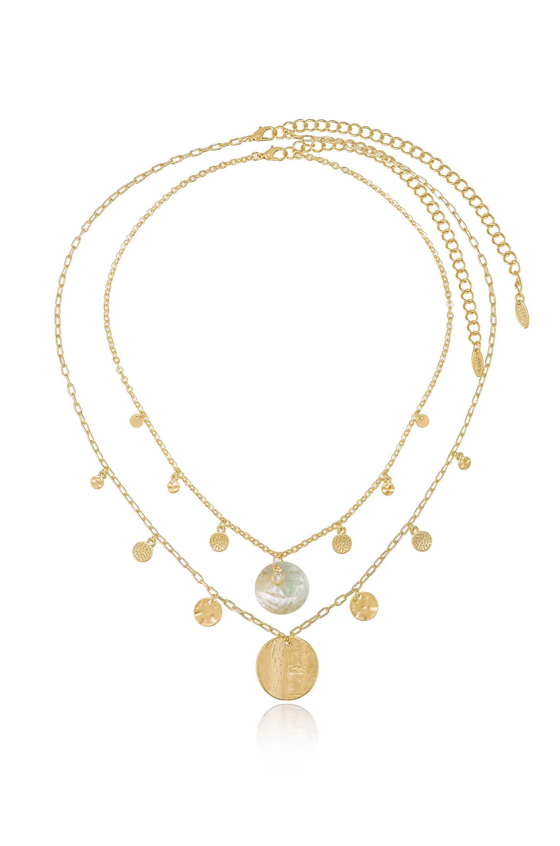 Pacific Princess Necklace Set 18k Gold Plated 2