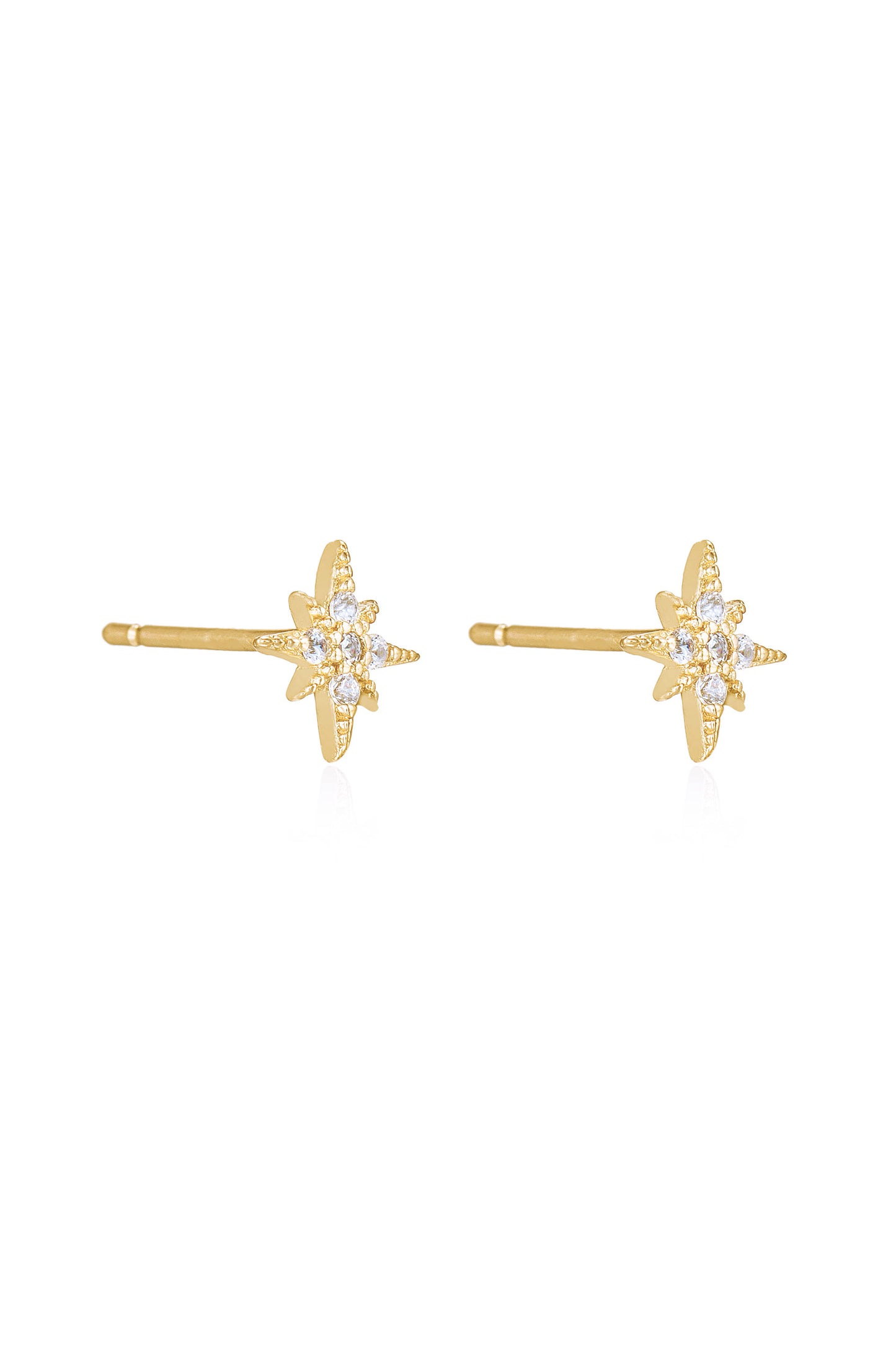 Crystal Interstellar Earring Studs side