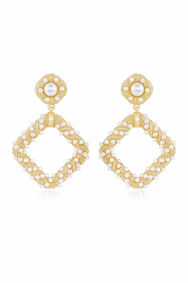 Pearl Knocker Earrings