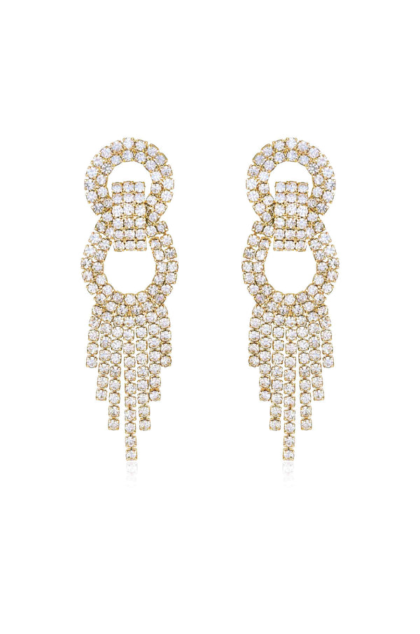 Crystal Gatsby Statement Earrings