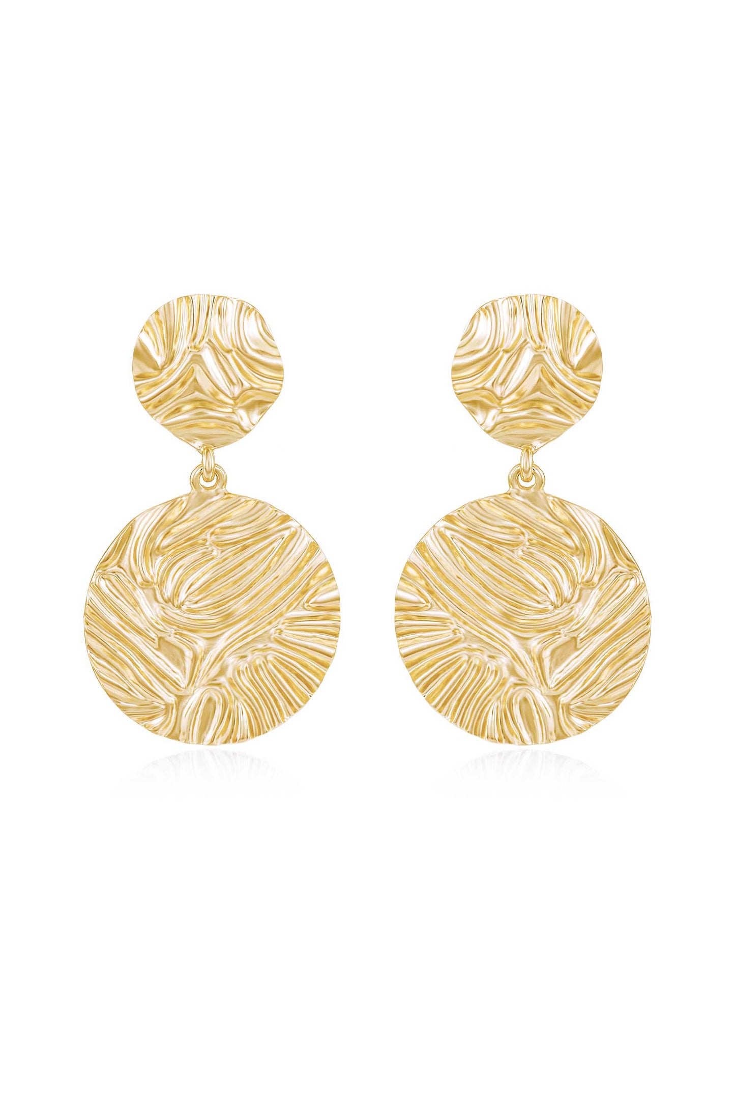 Textured Etching Earrings