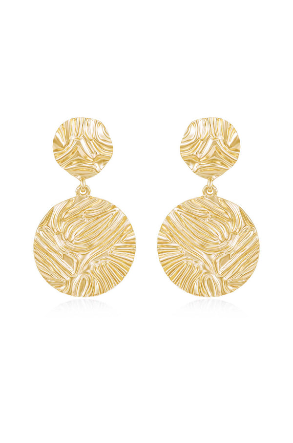 Textured Etching Earrings