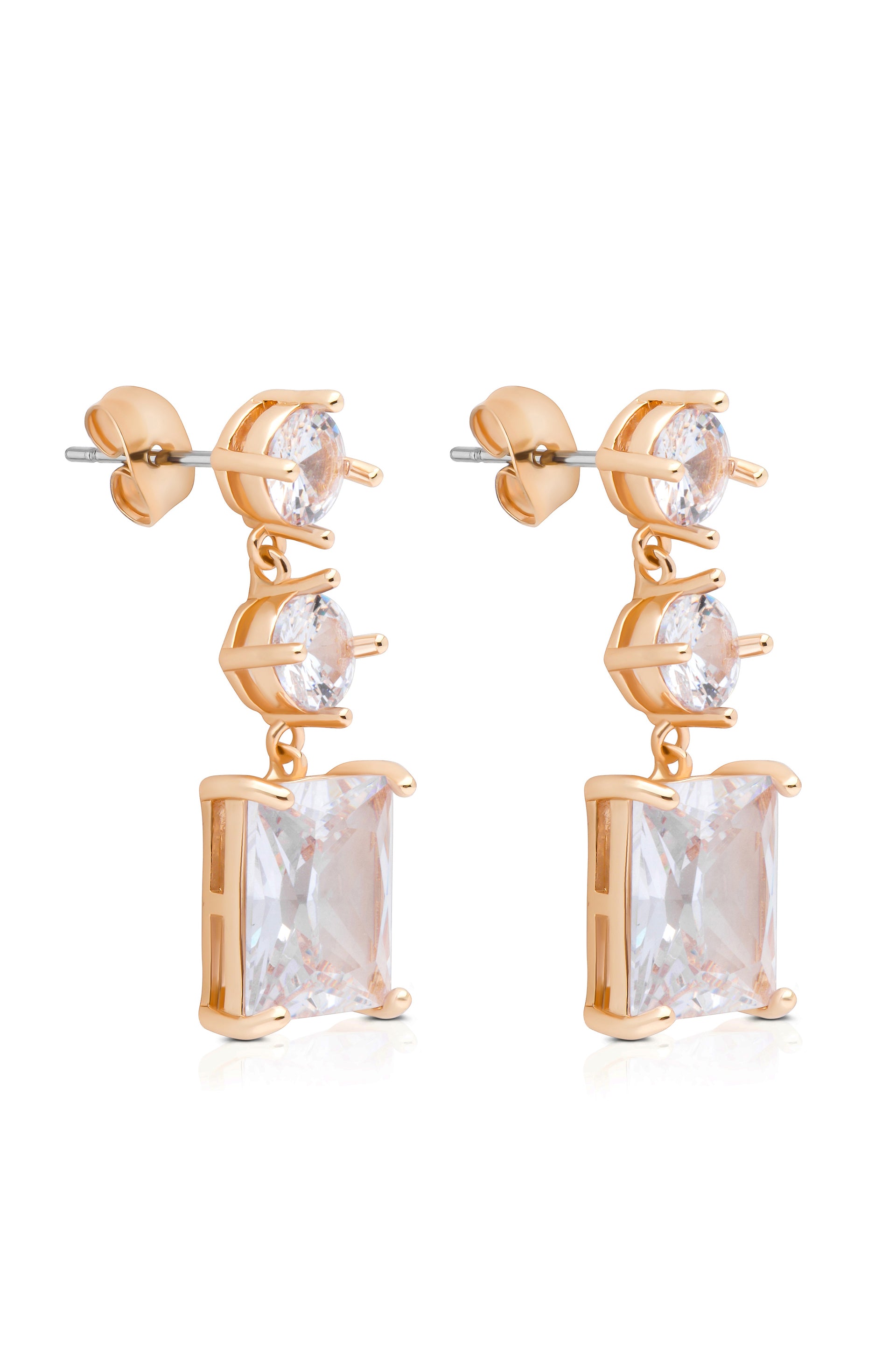 Your Truly Crystal Dangle Earrings side
