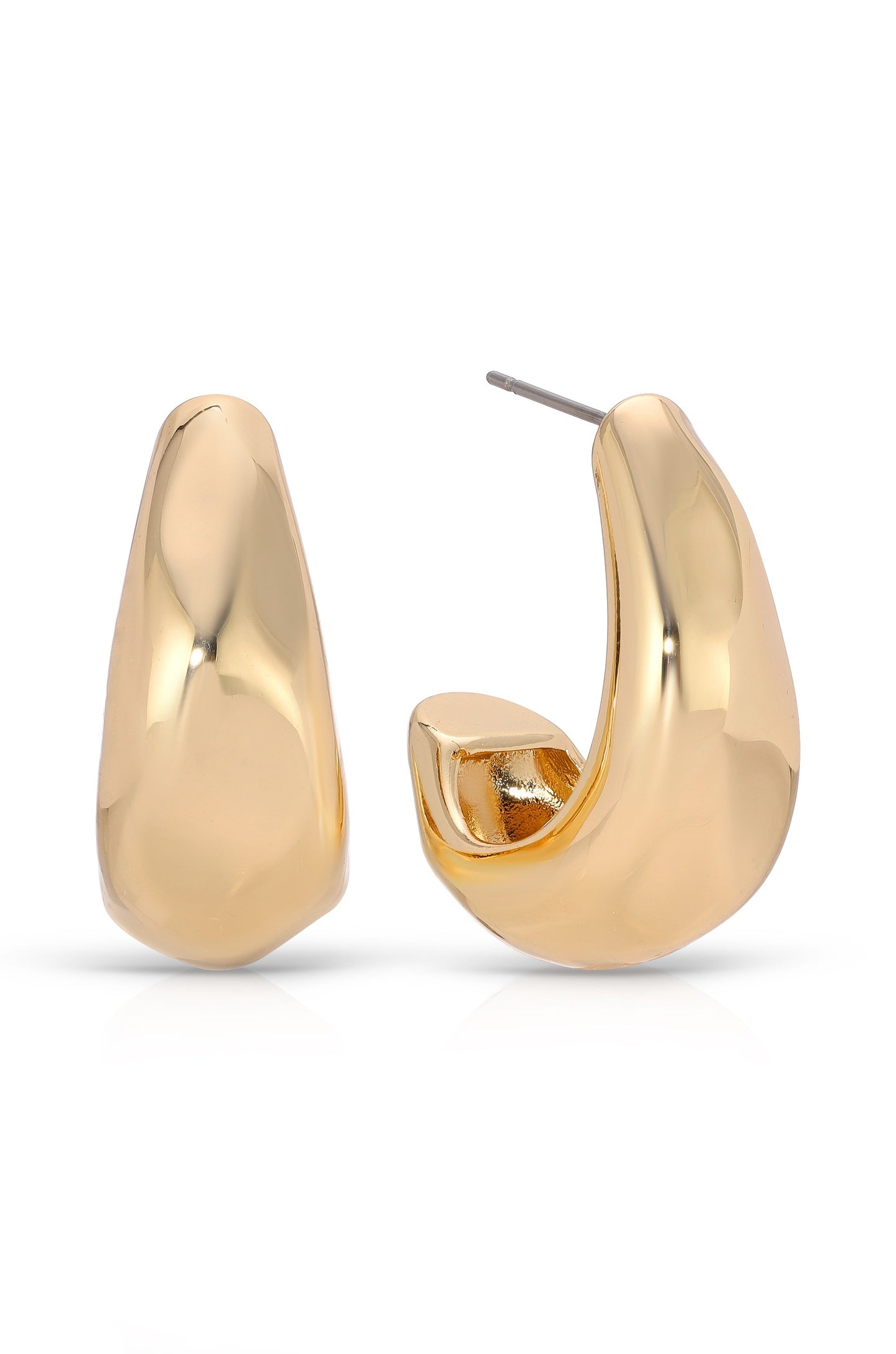 True Golden 18k Gold Plated Hoop Earrings