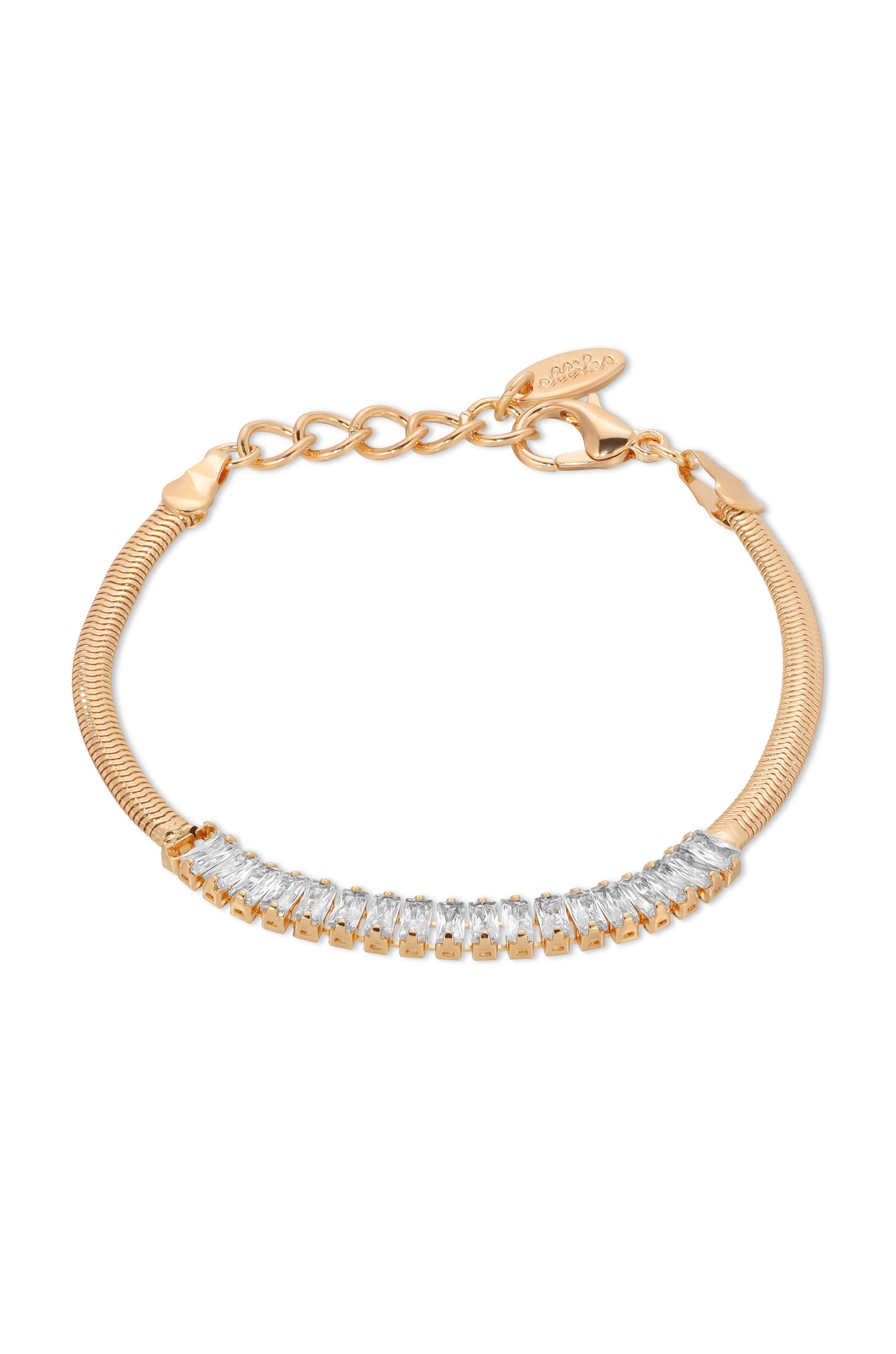Links and Shine Bracelet Set of 2 in gold view