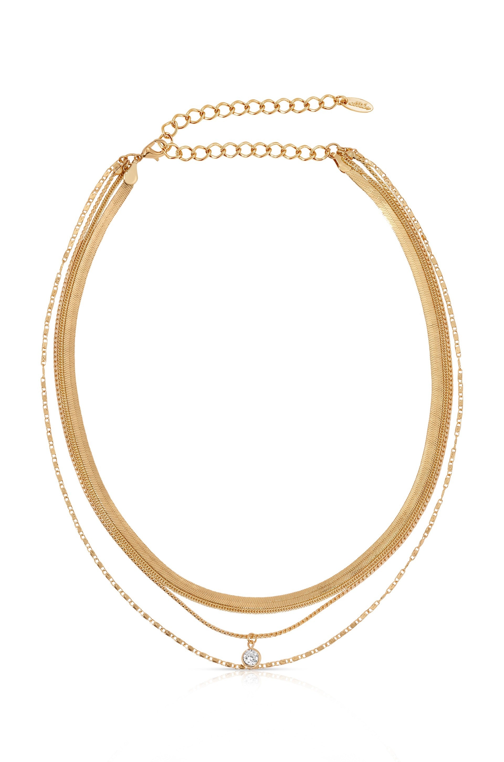 All the Chains Layered Necklace full