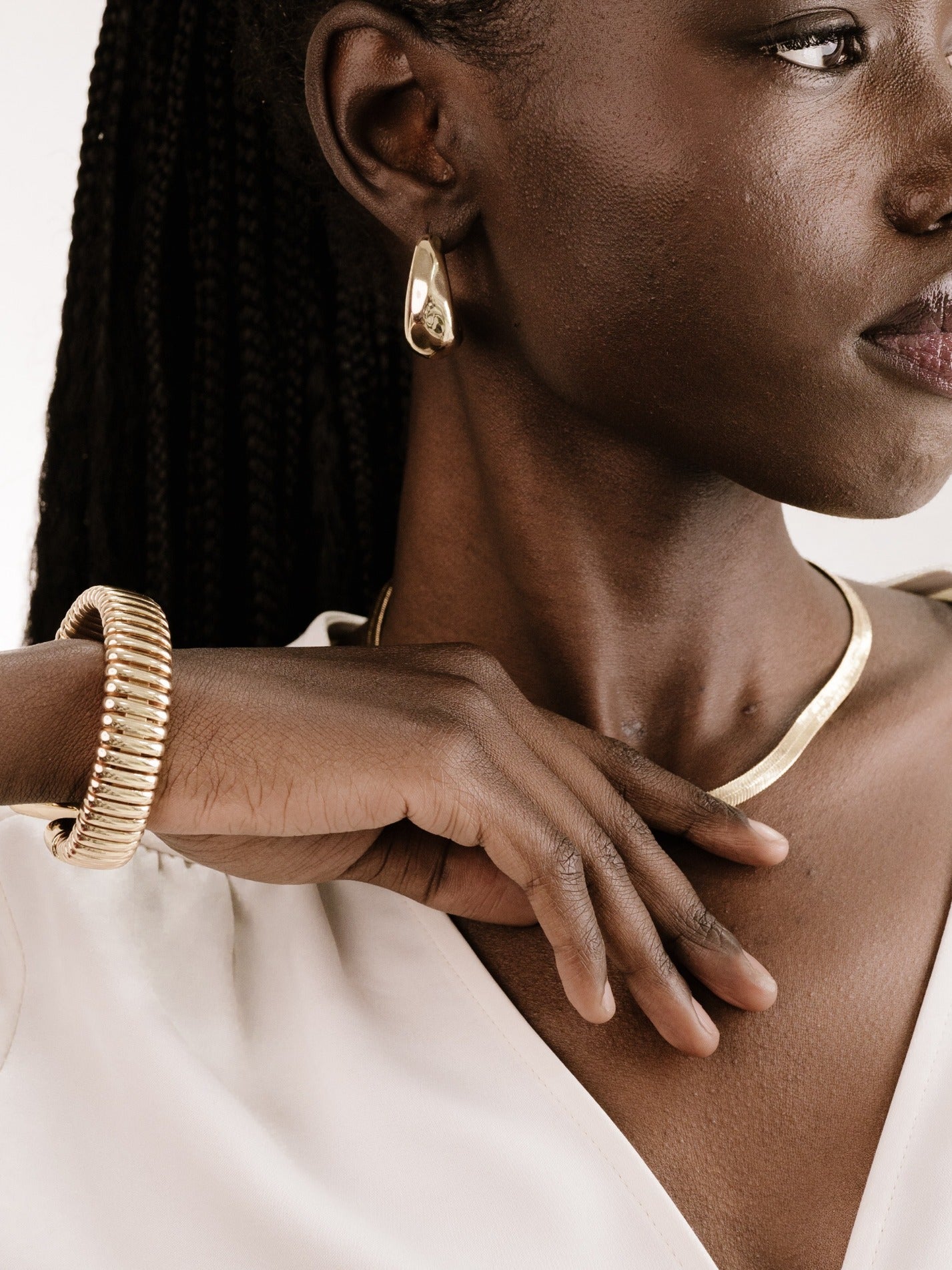 Flex Band Cuff 18k Gold Plated model 5