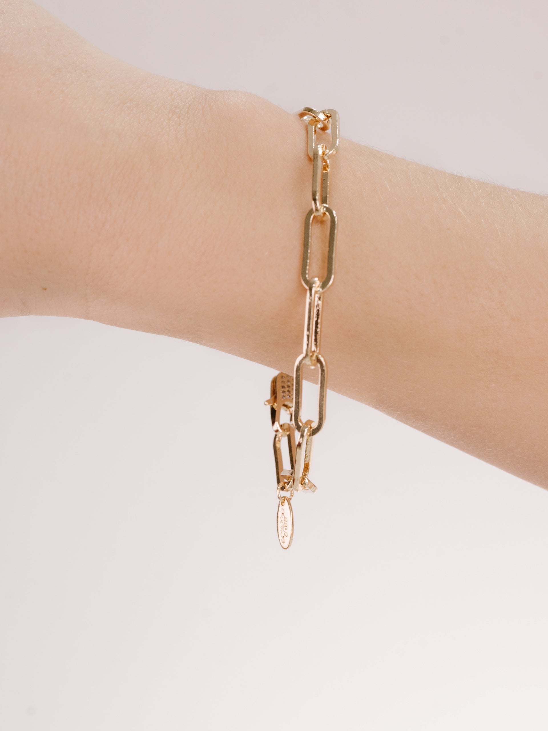 Interlinked Chain Bracelet on model 2