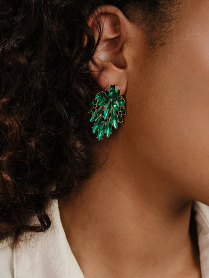 Cry Me A River Earrings on model