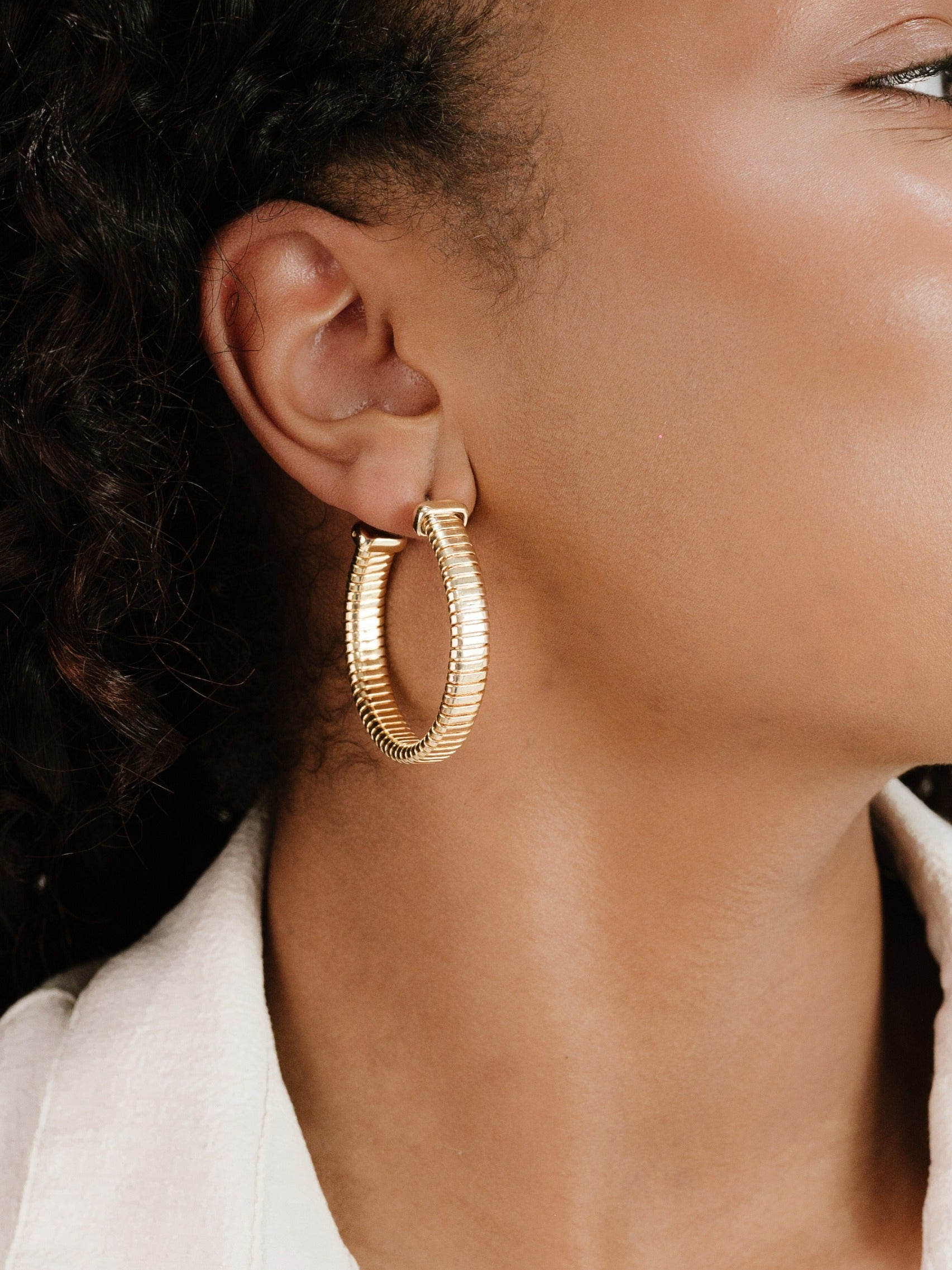 Flex Hoops 18k Gold Plated model