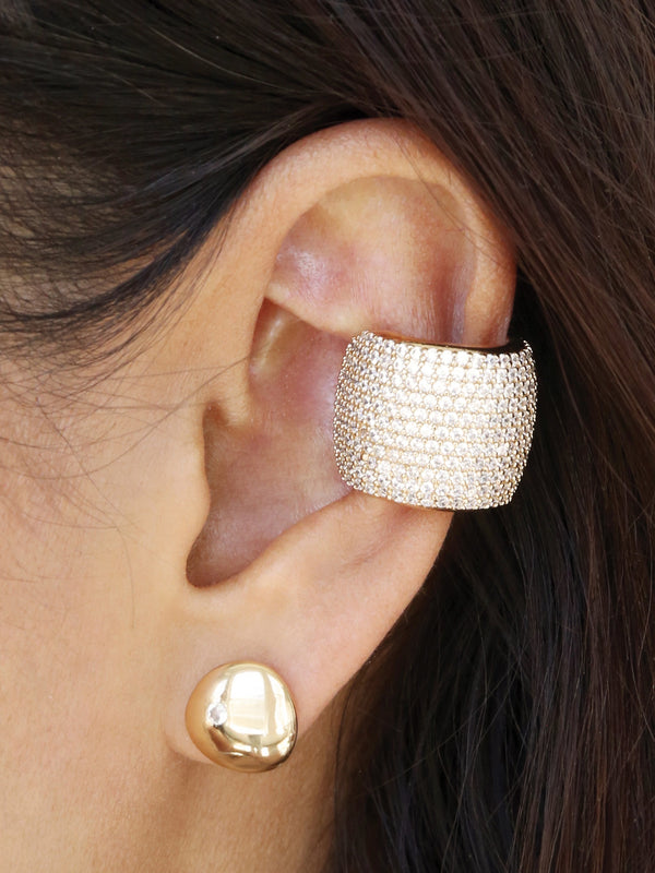 Crystal Statement Chunky Ear Cuff Second