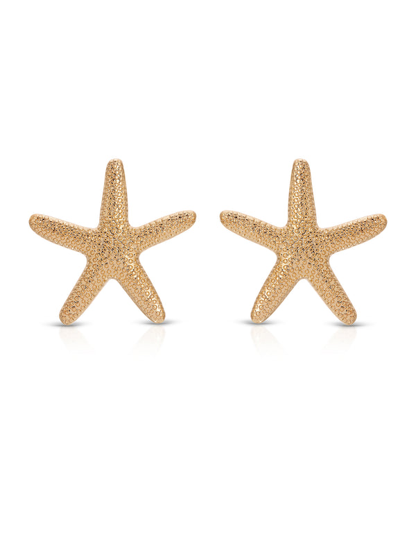 Statement Starfish Stud Earrings
