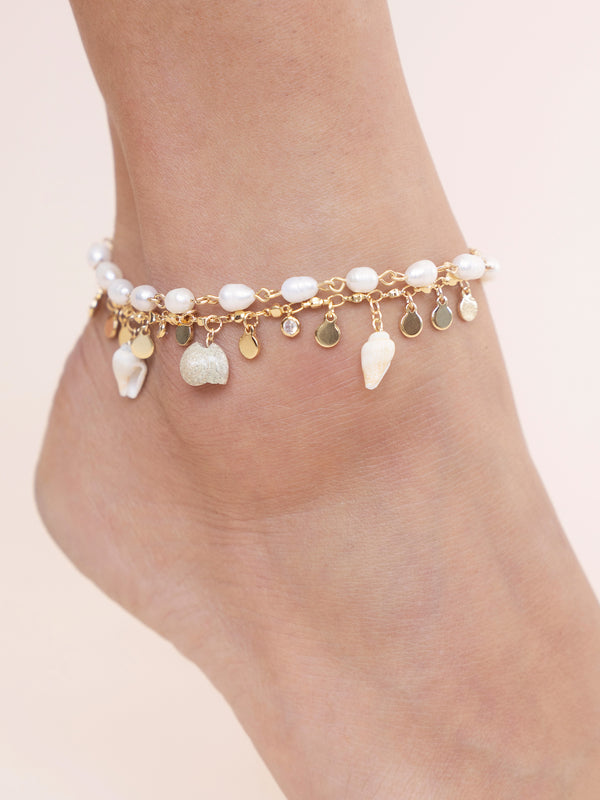 Layered Beach Treasures Anklet Second
