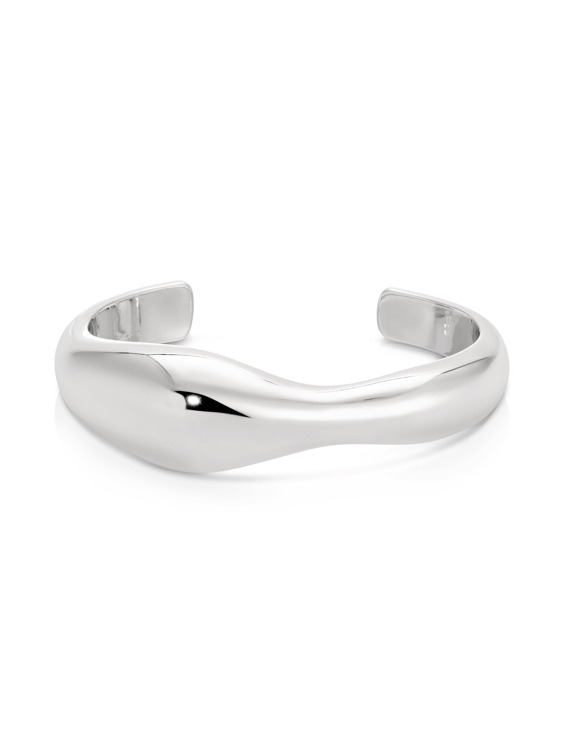 Liquid Love Cuff Silver Plated