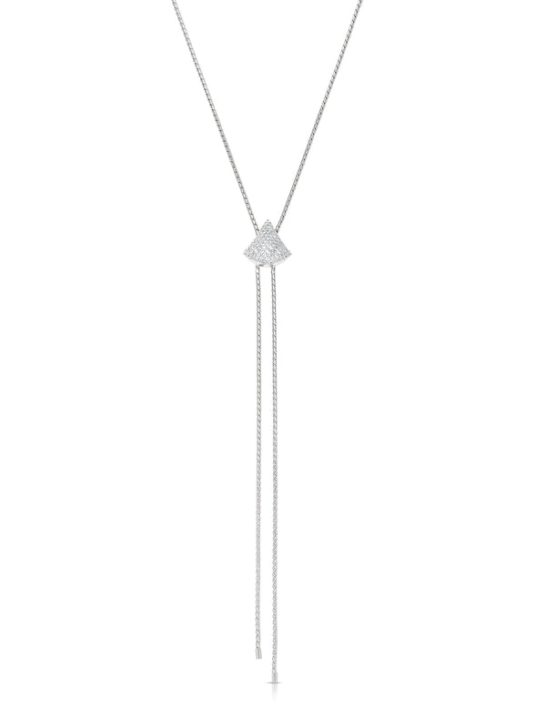 Pavé Shine Bolo Necklace