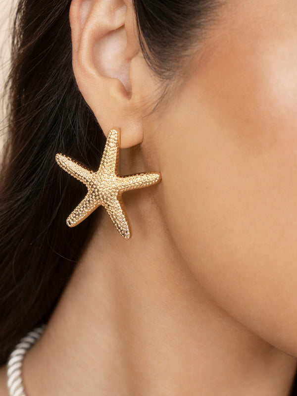 Statement Starfish Stud Earrings Second