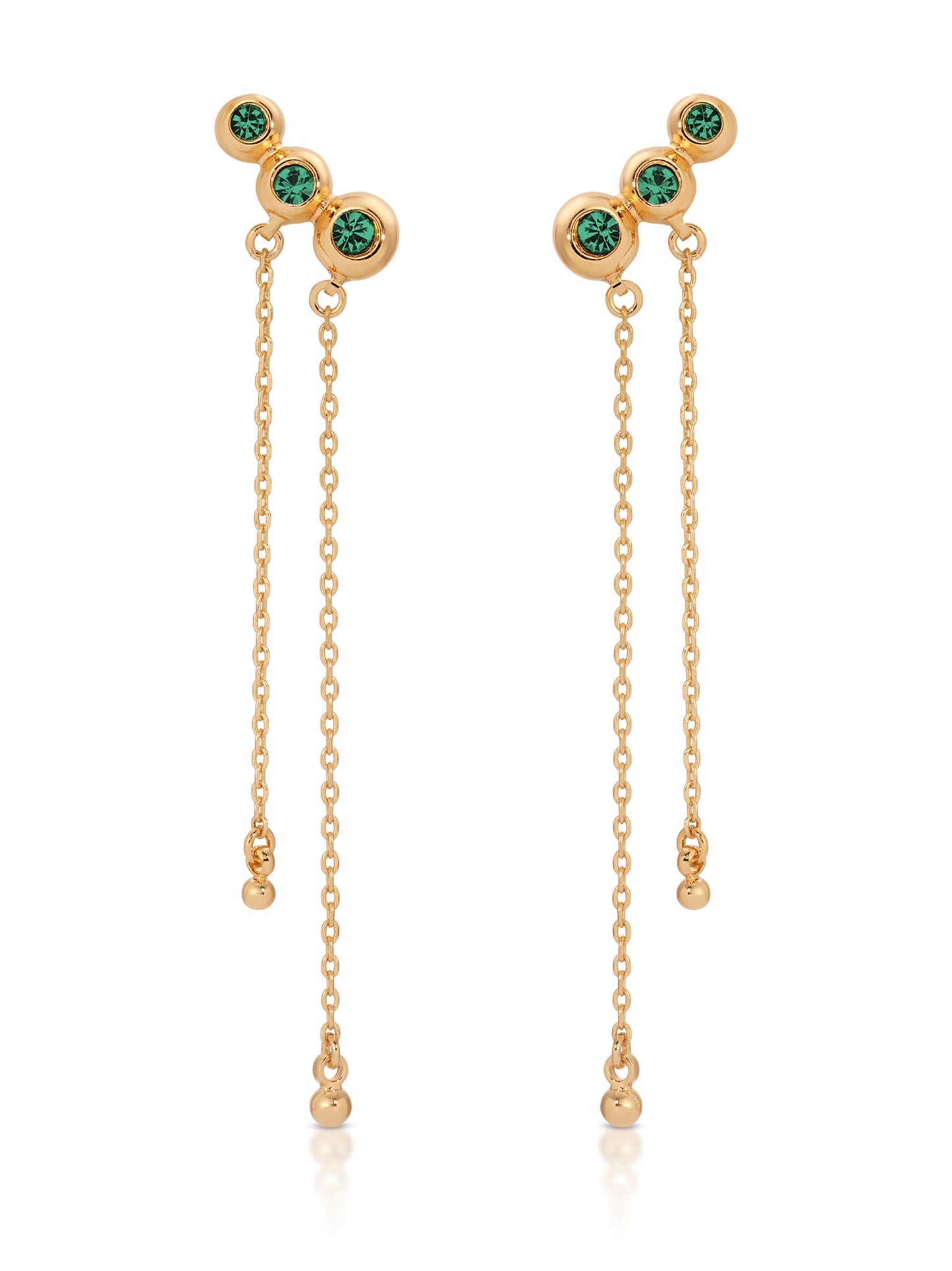 Emerald City Waterfall Earrings