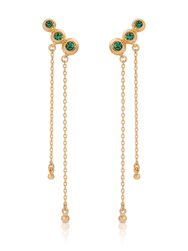 Emerald City Waterfall Earrings