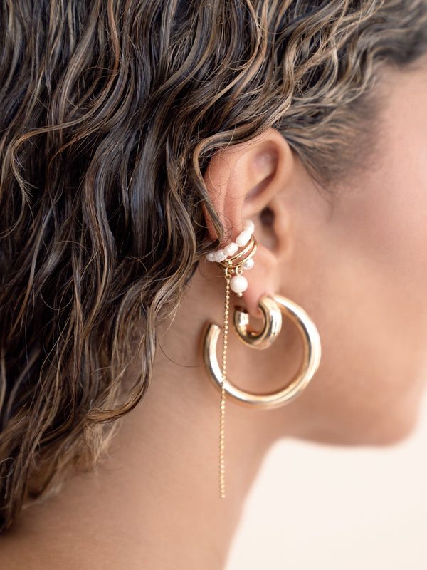 Pearl Drama Ear Cuff Set Second