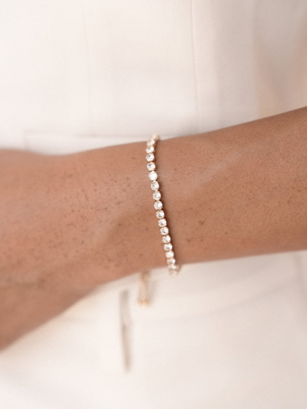 Adjustable Dainty Crystal Bracelet Second