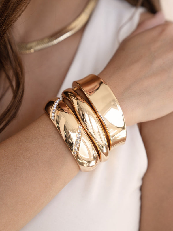 Squared Shine Bangle Second